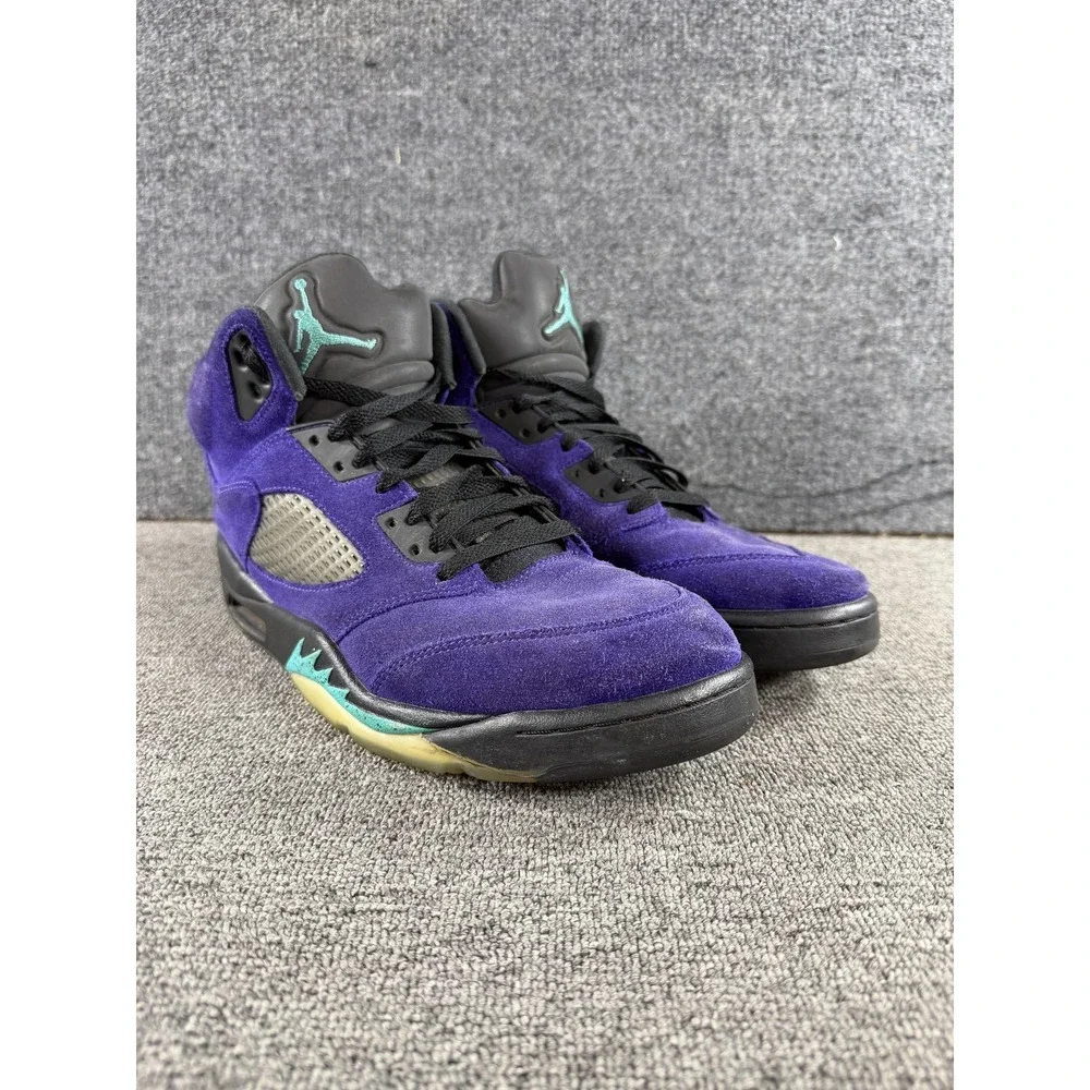 Jordan Air Jordan 5 Retro Alternate Grape Shoes Mens 11 Purple Suede 136027 500